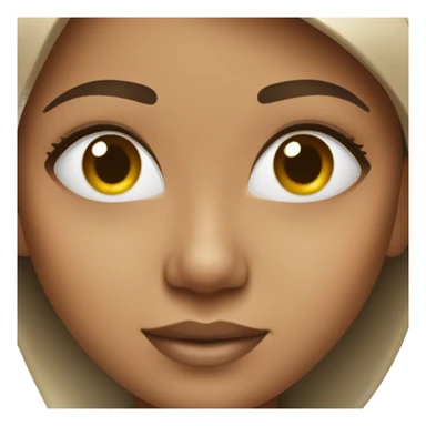 girl wearing skincare sticker