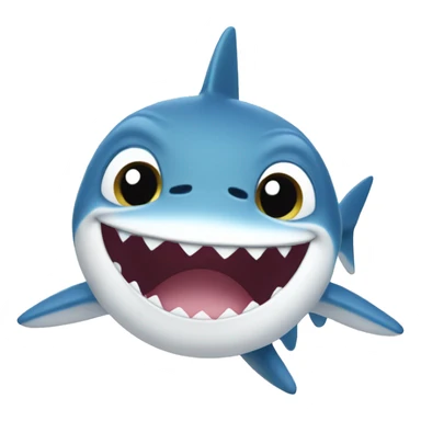 baby shark wink sticker
