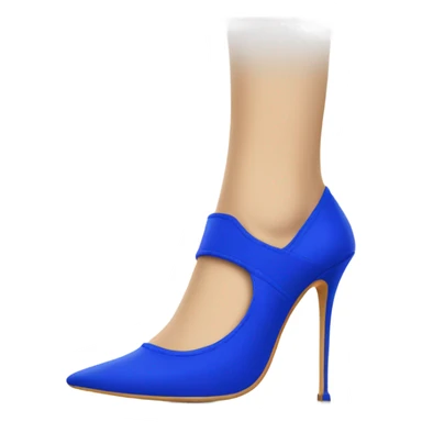 Klein Blue stiletto heel sticker