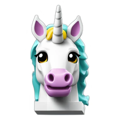 Lego Mini Figure Unicorn sticker
