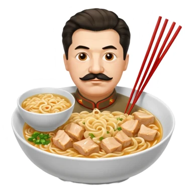 Stalin ăn mì gà sticker