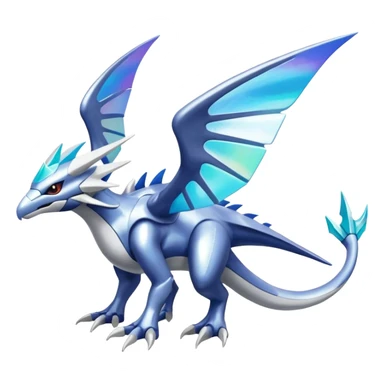 Shiny Exotic Colorful Epic Rare Latios-Kyurem-Dialga-Pokémon-Fakémon-creature sticker