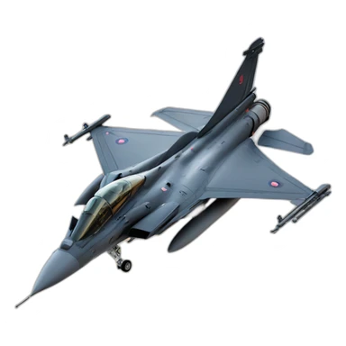 Fighter jet Rafale sticker