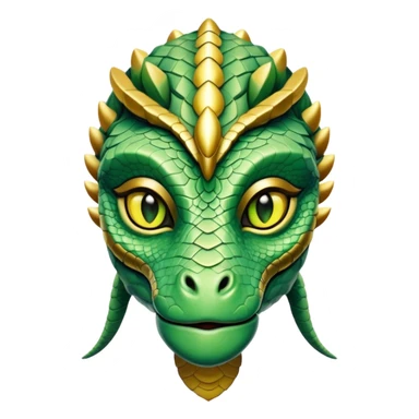 annunaki female reptilian head sticker