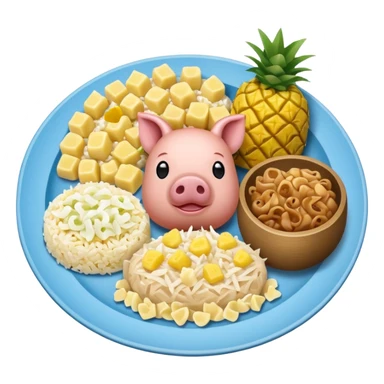 hawaiian plate lunch sticker