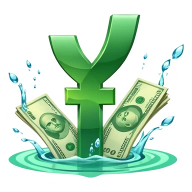 show me cash flow.indian rupee sticker