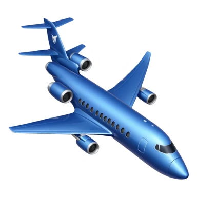 a jet plane the solid color dark blue sticker