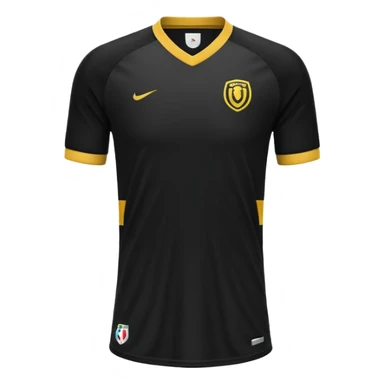 maillot football rayures noir sans numero ni logo sticker