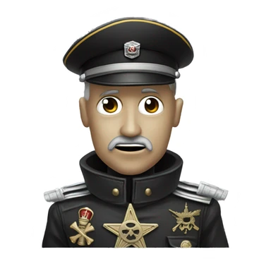 Death Korps of Krieg Commissar with respirtor sticker