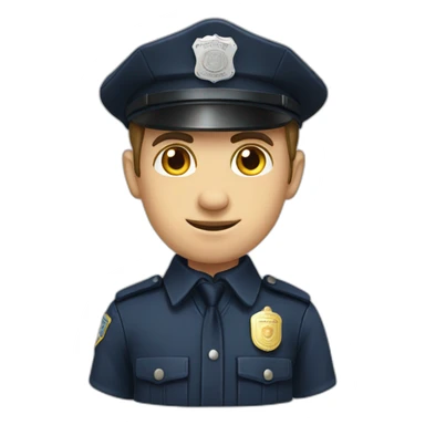 Policier sticker