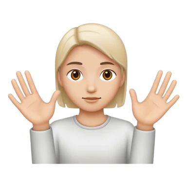 empty handed sticker