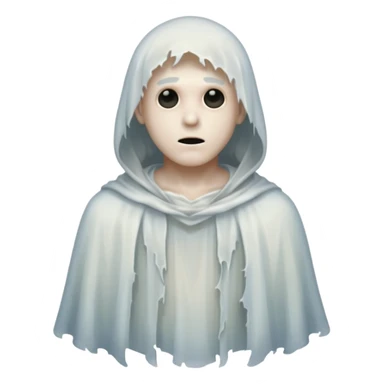 Gothic style ghost male sticker