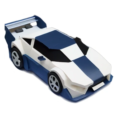 Darktrooper pearl-blue Card stock Papercraft fr-s racecar sticker