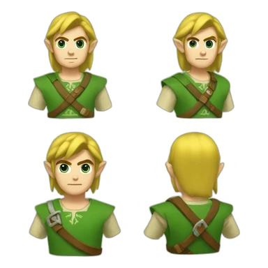 link de zelda sticker