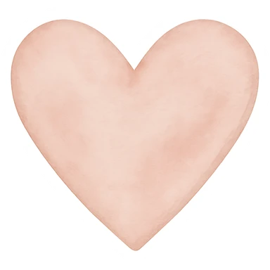 pink sticker soft edges heart sticker