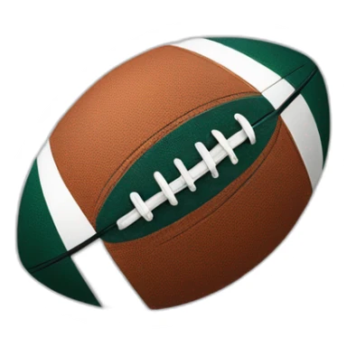 Ballon de rugby sticker