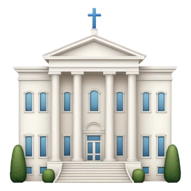 big white sorority house sticker