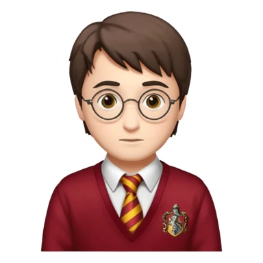 faça harry potter com  a blusa da grifinoria sticker
