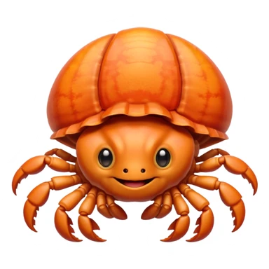 Kawaii Hermit crab sticker