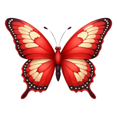The text « Ingénieuses » with a red butterfly beside it so it looks like a word with an emoji  sticker