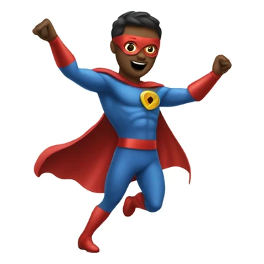 Super hero dancing  sticker