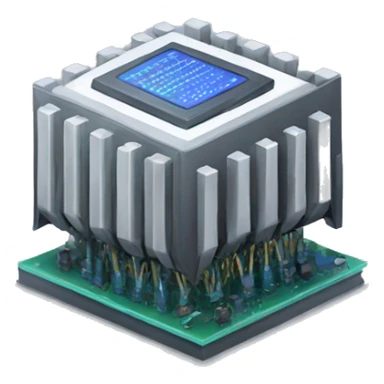 a computer CPU sticker