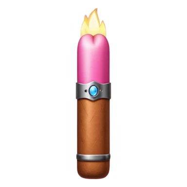 pink cigar  sticker