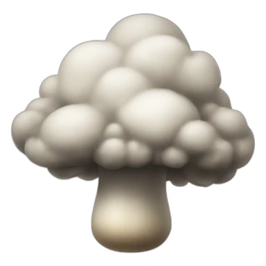 Mushroom cloud sticker