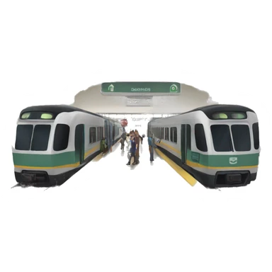 Train station sticker