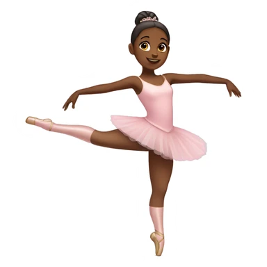 Ballerina girl sticker