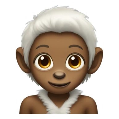 monkey named Ava sticker