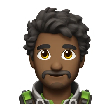 An Italian overwatch hero sticker