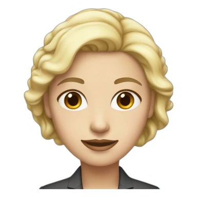 woman-white-skin-in-suit sticker