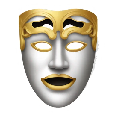 opera masks sticker