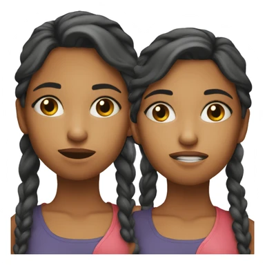 Girl thinking bruh  sticker