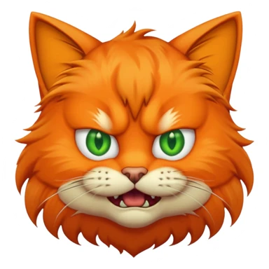 mad cat sticker