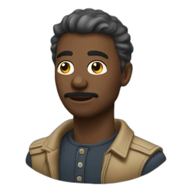 Homme Cagoulé sticker