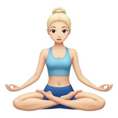 Yoga girl  sticker