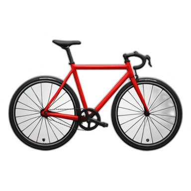 estonian riding red fixed gear bicycle sticker
