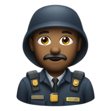 security man homeless sticker