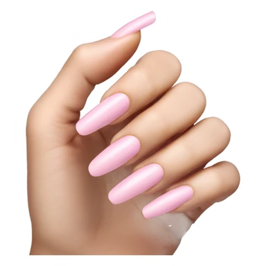 Light pink nails sticker