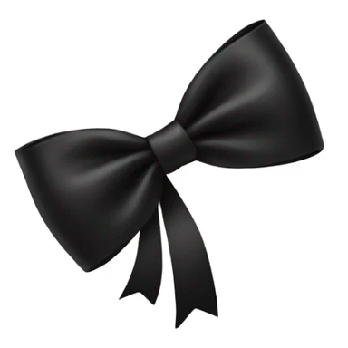 black bow sticker