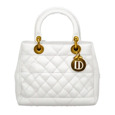 Dior white bag sticker