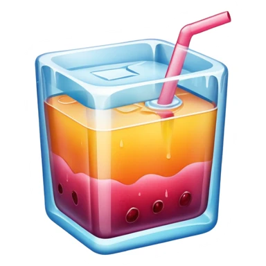 frozen juice sticker
