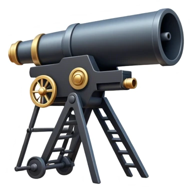 A long-term firing point with a protruding cannon sticker