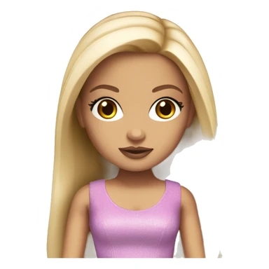 Caucasian bratz doll sticker