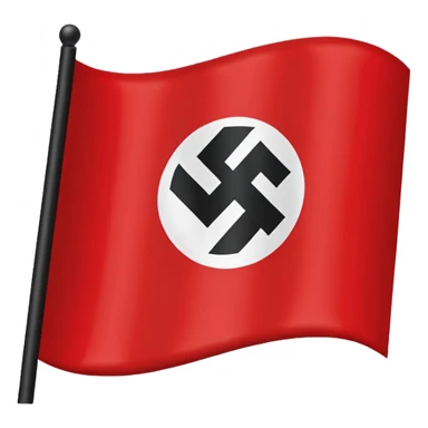 A Nazi Flag sticker