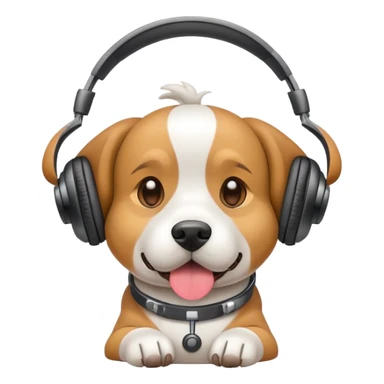 Dog dj sticker