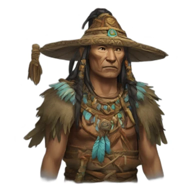 shaman from metin 2 game sticker