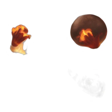 Make me a heaven and hell background and then add a text writin on it mercy and the text is fire and ice theme sticker